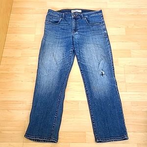 Men Lee Modern Series Straight Fit Leg Medium Wash Blue Waist 32